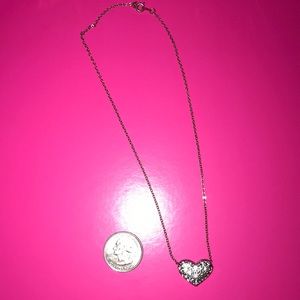 Heart statement necklace  - used and sterilized